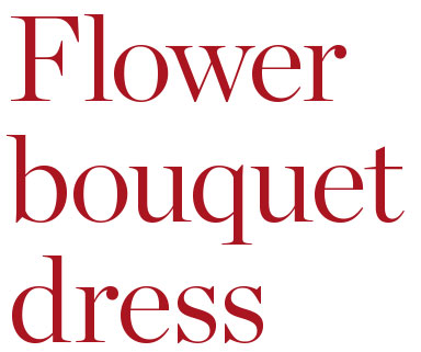Flower Banquet Dress Font