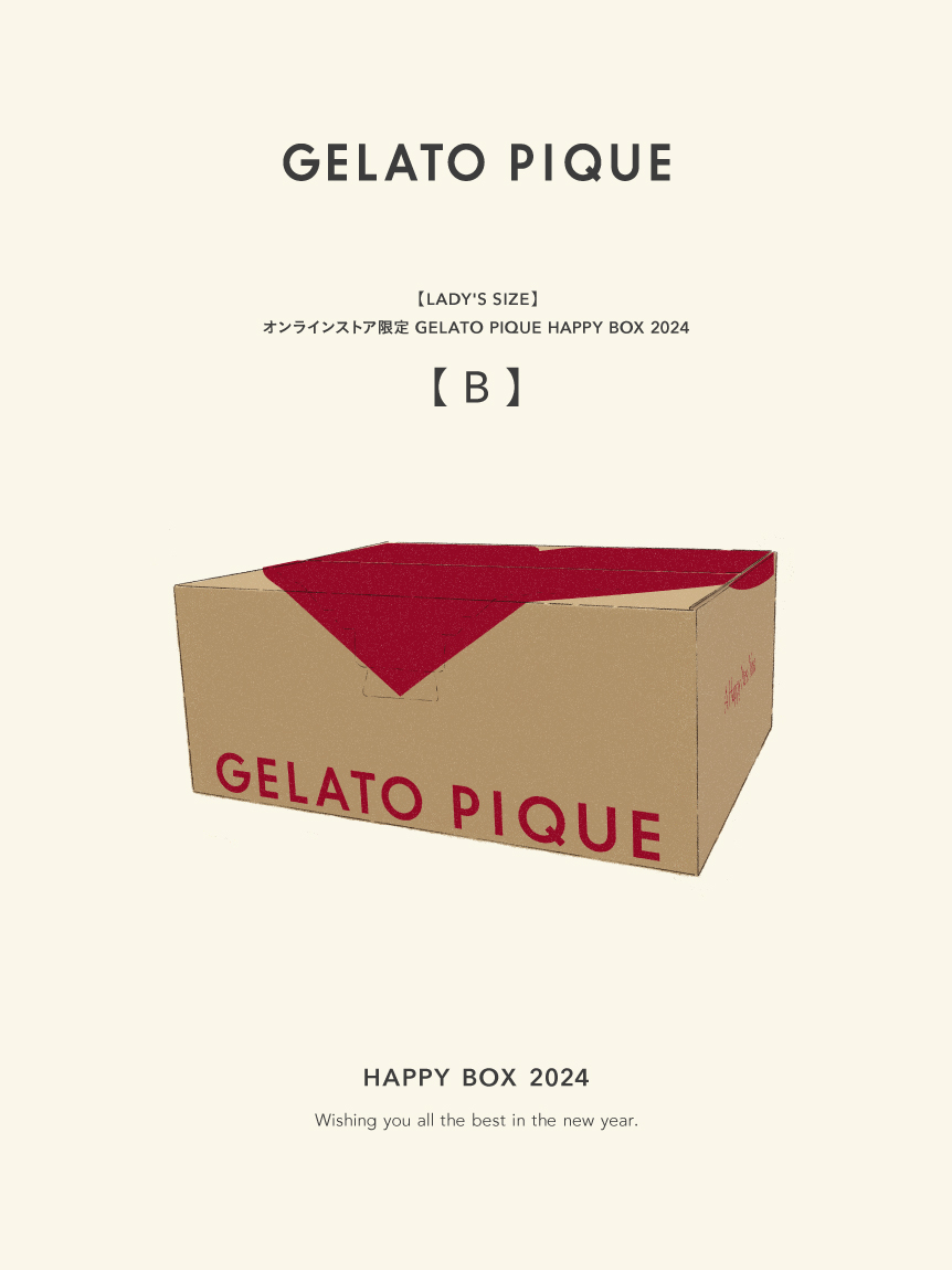 【LADY'S SIZE】オンラインストア限定 GELATO PIQUE HAPPY BOX 2024　<B>